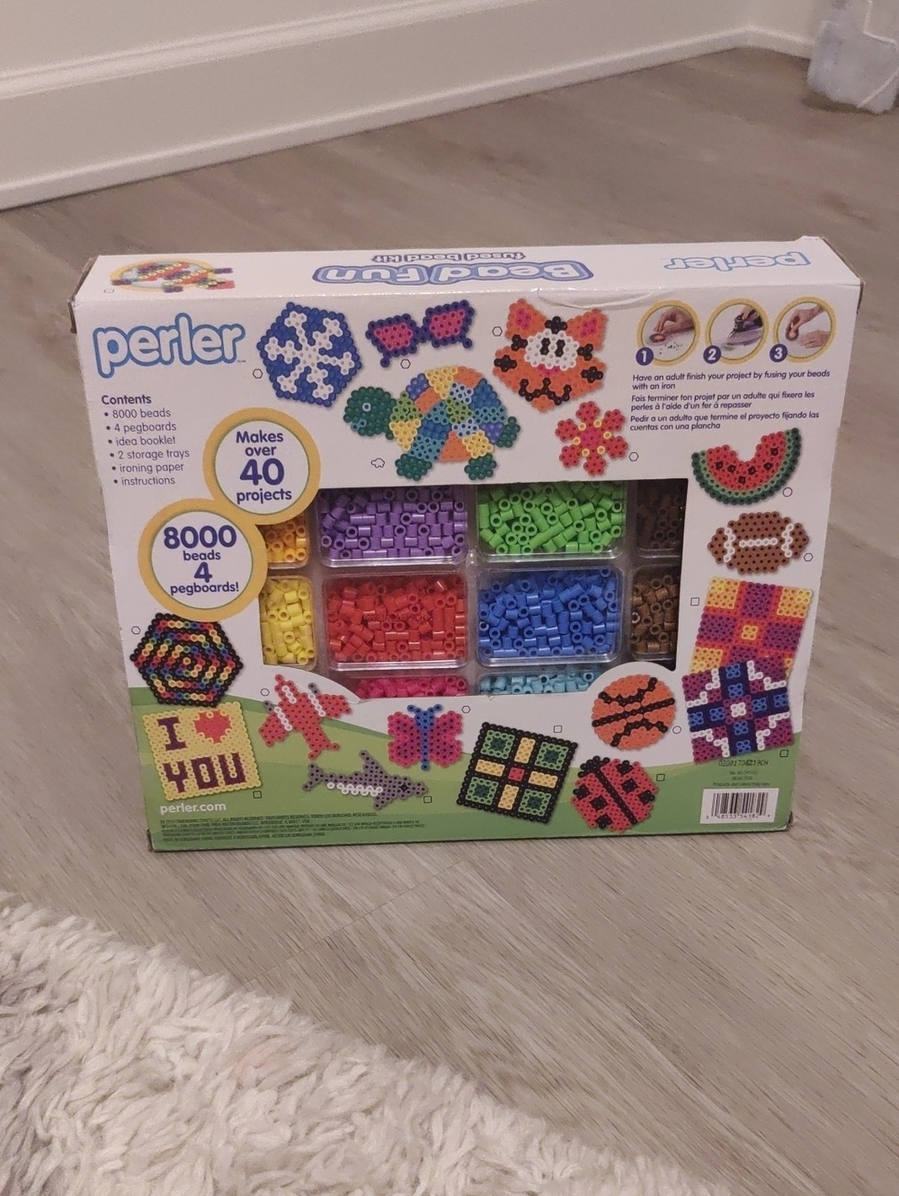 New! Perler Kids Fuse Bead Craft Kit Multicolor Fun Y2K Cottagecore Diy Developm